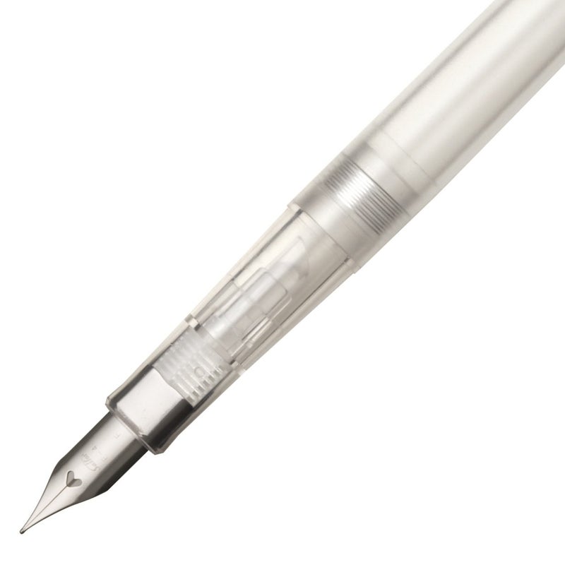 Sailor HighAce Neo Clear Beginners Fountain Pen, Steel Nib, Fine, Silver Body (11-0119-219) - Image 5